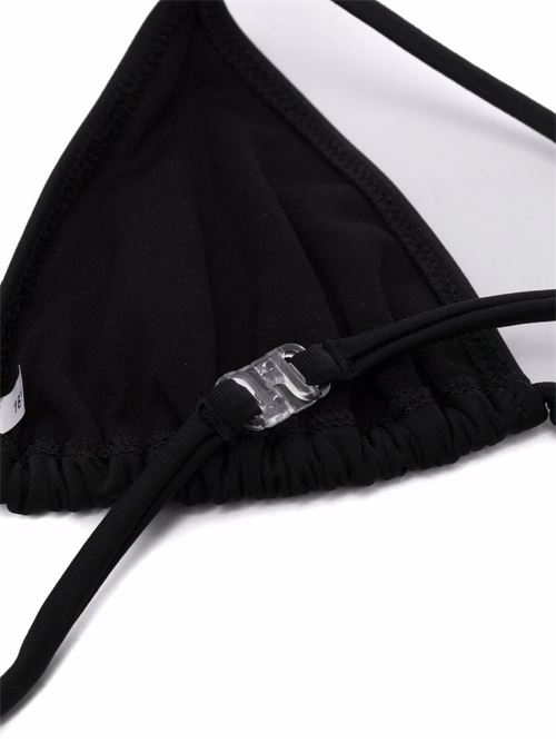 Costume bambina modello a triangolo con fiocchi e logo bianco Dsquared Kids | DQ1016D000VDQ900T